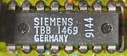Siemens integrierter Schaltkreis auf Leiterplatte