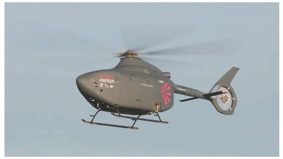 Hubschrauber in der Luft
