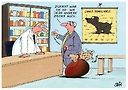 Comic von Arzt und Patient