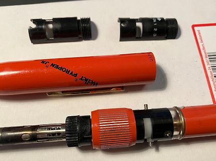 Zerlegter Weller Pyropen Lötkolben