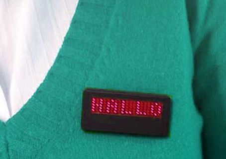 LED-Matrix-Display an Kleidung