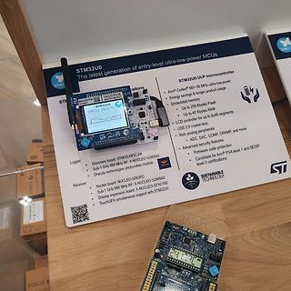 STM32U0 Mikrocontroller Werbeaufsteller und Entwicklungsboard