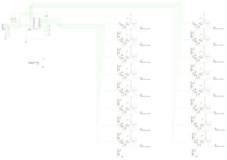 Schaltplan mit Mikrocontroller und Transistoren