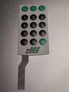 Tastatur einer Koste SystemCard