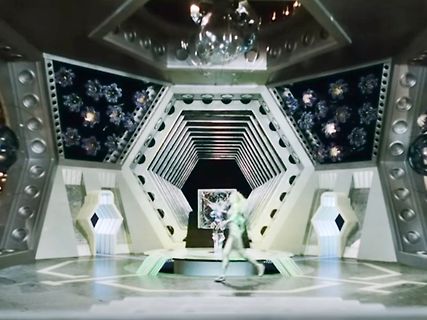 Science-Fiction-Szenenbild oder CGI-Umgebung