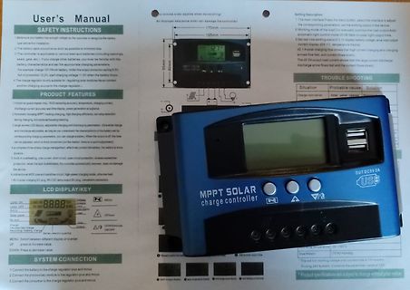 MPPT Solar Charge Controller mit Bedienungsanleitung