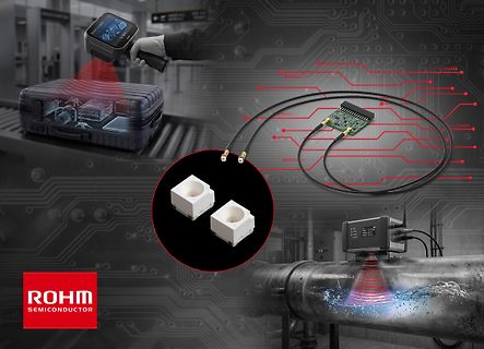 Collage mit Elektronikkomponenten und Sensoren