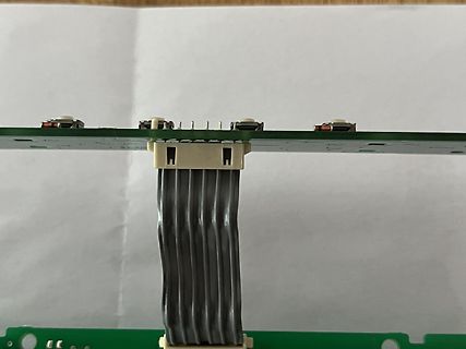 Leiterplatte mit Flachbandkabel