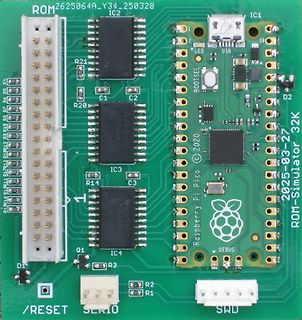 Raspberry Pi Pico ROM-Simulator Leiterplatte
