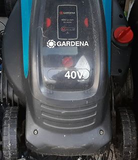 Gardena Akku-Rasenmäher Oberseite