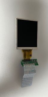 LCD-Display mit Flexband und Leiterplatte