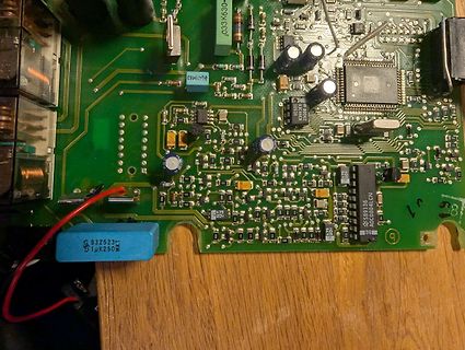 Leiterplatte mit elektronischen Bauteilen