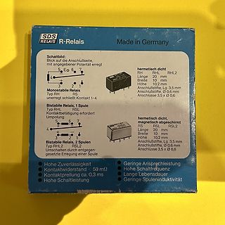 Verpackung von SDS R-Relais