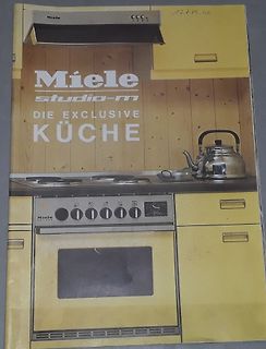 Miele Studio-m Broschüre mit Küchengeräten