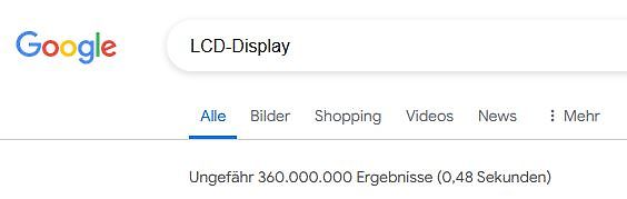 Google-Suchergebnisse für LCD-Display