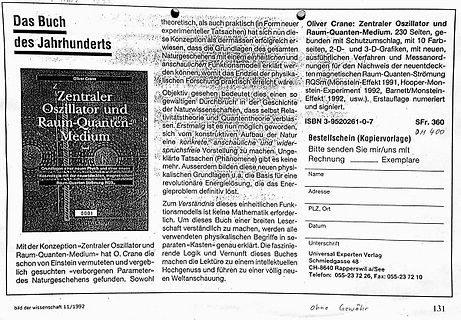 Buchcover von Oliver Crane