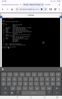 Screenshot eines Terminal-Fensters mit Hilfe-Text zu sysctl