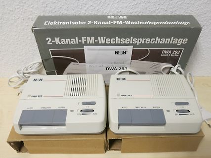 H&H DWA 293 Wechselsprechanlage mit Karton
