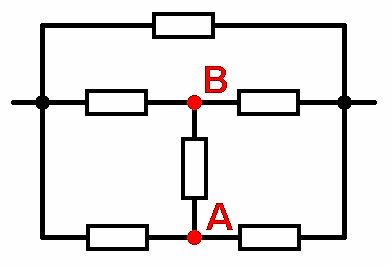 Schaltplan eines Brückenschaltkreises