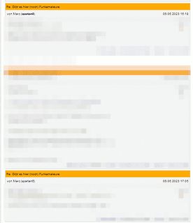 Screenshot eines Internetforums