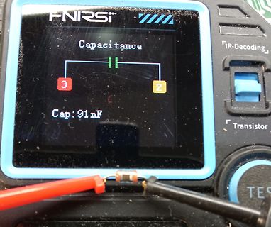 Messung eines Kondensators mit einem Multimeter