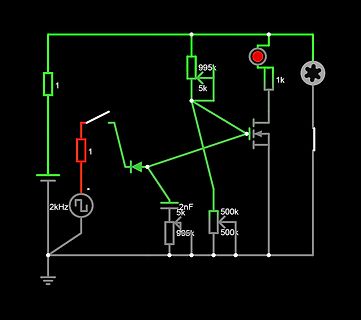 Schaltplan einer elektronischen Schaltung