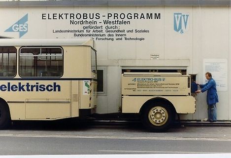 Elektrobus-Programm mit technischem Aufbau