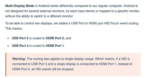 Text zur USB-zu-HDMI-Event-Routing-Konfiguration