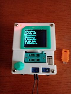 Eigenbau-Messgerät mit LCD-Display und Drehregler