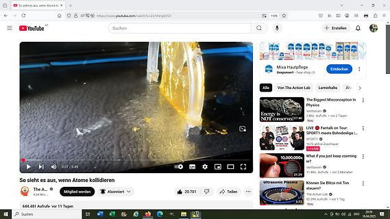 YouTube Video Player Interface