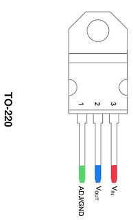 Pinbelegung eines TO-220 Bauteils