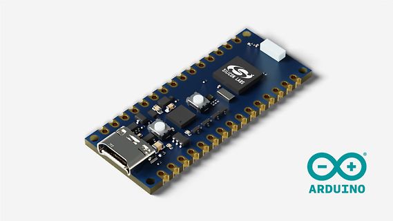 Arduino-kompatible Mikrocontroller-Platine mit Silicon Labs Chip