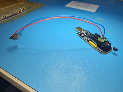 Elektronik-Aufbau mit USB-Modul und Sensoren