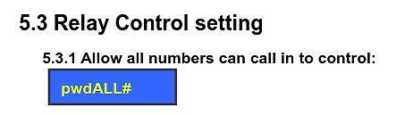 Anleitung zur Relay Control Einstellung