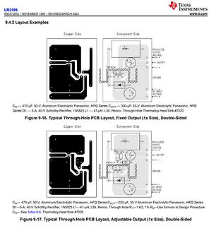 PCB Layout Beispiele für LM2596