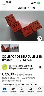 eBay Angebot für Timonta IL1-11-2 Jumelees