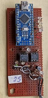 Aufbau mit Arduino Nano auf Lochrasterplatine