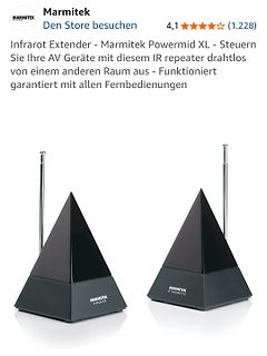 Amazon Produktseite Marmitek Powermid XL Infrarot Extender