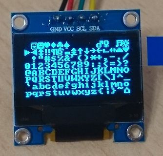 OLED Display Modul mit I2C Schnittstelle