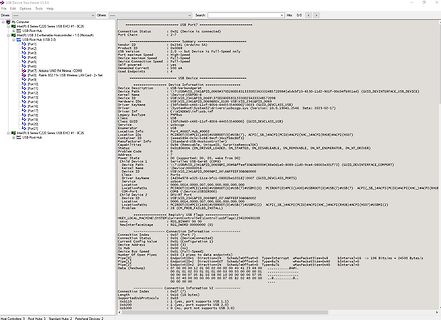 Screenshot von Windows Geräte-Manager USB-Informationen
