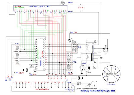Schaltplan für VFD-Ansteuerung M58628-001