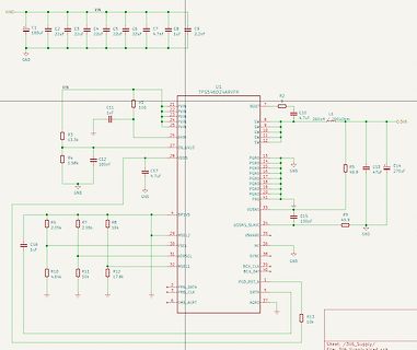 Schaltplan eines DC/DC-Wandlers mit TPS546D24