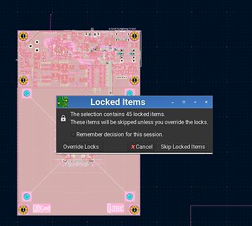 KiCad PCB-Layout mit Fehlermeldung