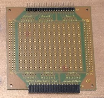 Laborkarte für Mikrocontroller