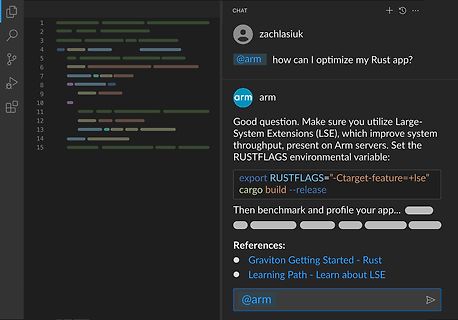 Chatverlauf zur Optimierung einer Rust-App auf Arm-Architektur