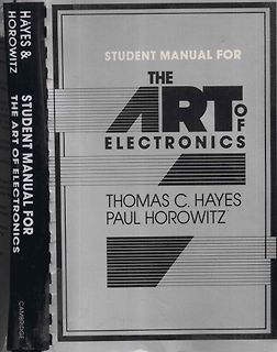 Buchcover Student Manual for The Art of Electronics