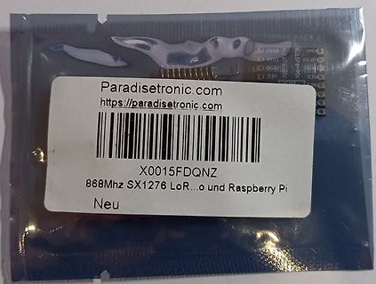 Verpackung eines LoRa SX1276 Moduls