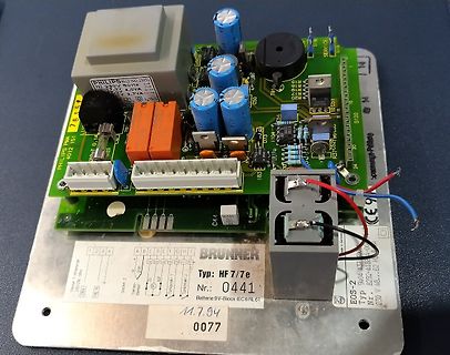 Leiterplatte eines Brunner HF7/7e Netzteils