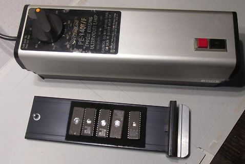 EPROM UV-Löschgerät und EPROMs