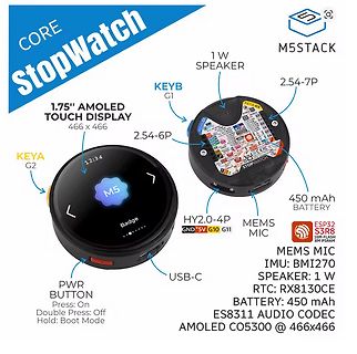 Produktübersicht M5Stack Core StopWatch